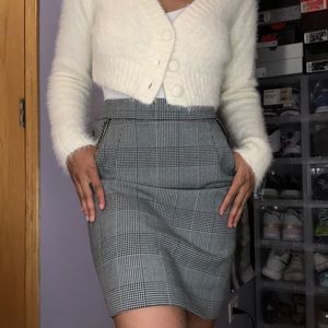 Plaid H&M skirt